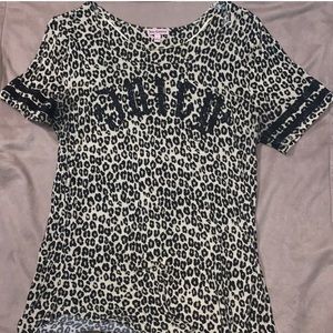 Juicy couture leopard print top